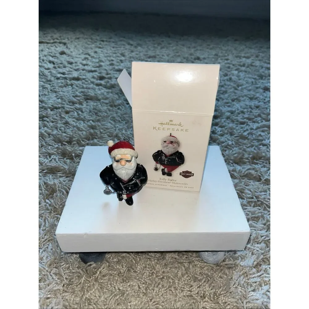 2007 Hallmark Keepsake - Jolly Rider Harley Davidson Motorcycles - With BOX